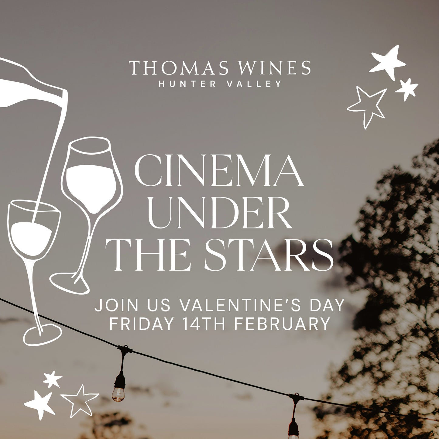 Valentine's Day Cinema Under the Stars Ticket